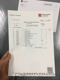 Macquarie University Fake Transcript Where To Order Macquarie University Fake Trans Macquarie University Masters In Business Administration Degree Certificate