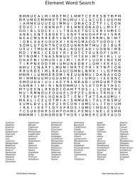 Review The Periodic Table With A Fun Element Word Search Chemistry Classroom Science Words Teaching Chemistry