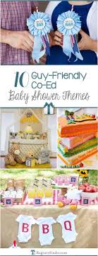Plenty of showers revolve around this theme, especially if they incorporate extravagant balloon decor (think archways made from tons of balloons). 10 Guy Friendly Co Ed Baby Shower Themes Planning A Baby Shower