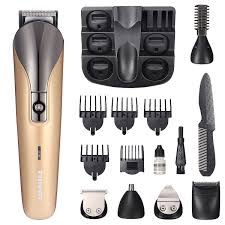11 In 1 Men Electric Shaver Luckyfine Electric Grooming Kit Men Razor Hair Clipper Rechargable