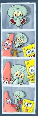  Cartoon Patrick Squidward Spongebob Kartun Gambar Ilustrasi