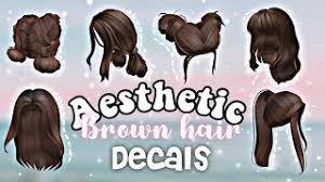 Aesthetic bloxburg brown hair codes 2021 | roblox bloxburg brown hair bun pony braided bun messy bun looks for your bloxburg avatar. Roblox Girl Hair Codes