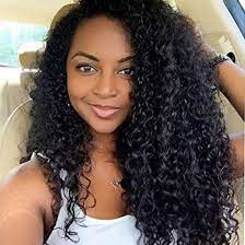 The elegant look can be achieved using a chic side twist that is styled into a flattened bun at the top. Amazon Com Jerry Curly Long Hair Wigs For Black Women Natural Black African American Jerry Curly Wigs Hair Heat Resistance Fiber 24inch Beauty
