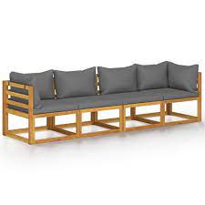 $113.04 + $59.56 shipping + $59.56 shipping + $59.56 shipping. Vidaxl Sofa Vidaxl 4 Sitzer Gartensofa Mit Auflage Akazie Massivholz Online Kaufen Otto