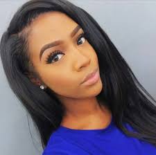 Laid Side Part Sew In Weave Hairstyles Brazilian Human Hair Extensions Straight Weave Hairstyles