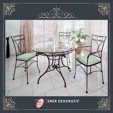 Ferforje Masa Sandalye 05336910626 Dekor Sandalye Masa