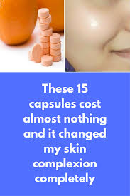 These 15 Capsules Cost Almost Nothing And It Changed My Skin Complexion Completely We All Know Lemon Tomatoes Skin Complexion Orange Skin Vitamin C For Face