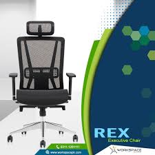 A mesh chair is always preferred by those staying in the southern or western part of the united states. Rex Executive Office Chair By Workspace Office Furniture Adjustable Neck Rest Lumbar Support Mesh Backrest Office Workspace Office Chair Work Space
