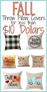 Cheap Fall Throw Pillows For Less Than 10 Dollars Organization Obsessed Fall Throw Pillows Cheap Throw Pillows Fall Pillows