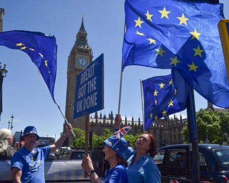 Two-thirds of EU citizens back UK rejoining bloc, survey finds | Brexit | The Guardian