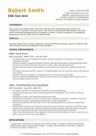 cna resume samples qwikresume