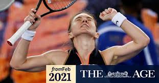 Glamour & philips hair care. Australian Open 2021 Simona Halep Beats Ajla Tomljanovic In Second Round