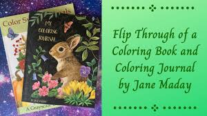 Enjoy your peaceful time coloring the stresses of the day away. Flip Through Of A Coloring Book And Coloring Journal By Jane Maday Youtube