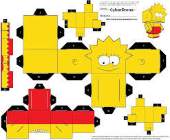 My Learning Journey Simpsons Family Paper Craft Paper Toys Paper Toys Template Paper Crafts