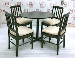 March 10, 2011 49 comments. Refurbished New Brown 4 Seater Wooden Dining Table Set With Chairs For Home Size 3 Feet Dia Rs 5950 Set Id 22503327573
