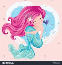 Check spelling or type a new query. Cute Mermaid With Little Fish Vector Illustration For Kids Fashion Artworks Children Books Greeting C Mermaid Illustration Mermaid Artwork Mermaid Wallpapers