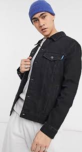 Probieren sie eine helle jeanshose mit schwarzer jeansjacke. Jeansjacken Fur Herren In Schwarz Sale Bis Zu 70 Stylight