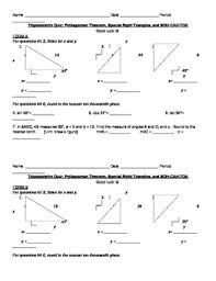 We must first learn how to use the inverse trigonometric function keys on the calculator. Right Triangles And Trig Worksheets Teaching Resources Tpt