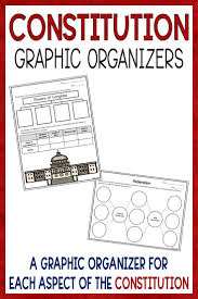 A Graphic Organizer For Each Aspect Of The Us Constitution These Printable Worksheets Work Graphic Organizers Teaching Constitution Social Studies Elementary