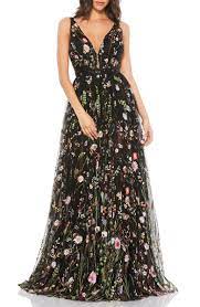 Be the first to write a review. Mac Duggal Floral Embroidered Mesh Gown Nordstrom