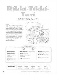 Rikki Tikki Tavi Read Aloud Play Printable Texts