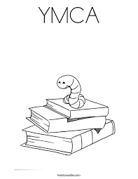 Thank you again for supporting the ymca. Ymca Coloring Page Twisty Noodle
