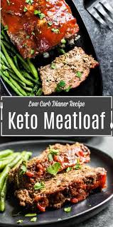 Keto Meatloaf Is Low Carb Comfort Food That Is Just As Good As The Original This Easy Recipe For A Low Ca In 2020 Low Carb Meats Keto Recipes Dinner Low