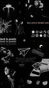 64 Trendy Aesthetic Wallpaper Iphone Black Bts Black Aesthetic Wallpaper Black Wallpaper Iphone Edgy Wallpaper