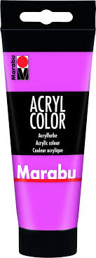 Farben mischen um pink zu erhalten. Produkte Marabu Kreativ