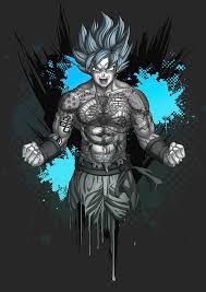 Build your online digital art portfolio. Goku And Tattoos Dragon Ball Z Digital Art By Ben Krefta