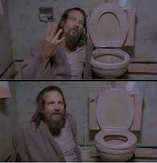 Aimee mann, ajgie kirkland, anthony j. In The Big Lebowski During The Wheres The Money Scene The Toilet Ring Is Dropped Showing A Stain And Proving That The Dude Is Single As He Always Has The Seat Up