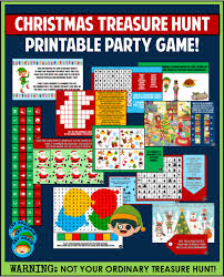 Children of all ages can participate in this game, if you want to keep the little ones entertained, don't miss this article. Kids Christmas Treasure Hunt Party Game Printable