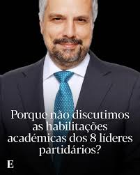 A dez dias das legislativas, o que sabemos — e ignoramos — sobre a  preparação dos nossos políticos". Leia pelo link nos comentários a opinião  de Rodrigo Tavares, professor catedrático convidado na
