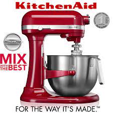 From cake mixes to firm cookie dough, the flat beater mixes quickly and thoroughly. Kitchenaid Stand Mixer 6 9 L Heavy Duty Empire Red Cook