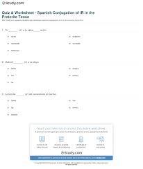 Worksheet 44 More On The Preterite Tense Answers Kids