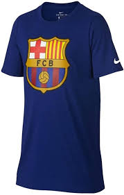 Barcelona, football, team, fcb, forever. Amazon Com Nike Youth Fc Barcelona Crest T Shirt Deep Royal Blue Xl Clothing