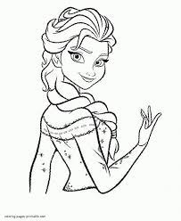 Elsa Printable Coloring Pages Easy En 2021 Coloriage Reine Des Neiges Coloriage Elsa Coloriage Princesse