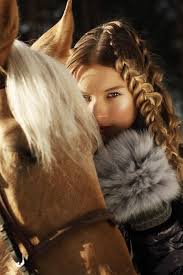 Horsewoman And Her Horse Hairstyles Hair Styles Braided Hairstyles Beautiful Hair