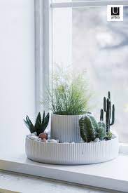 It is large enough to contain a wide variety of your. Fountain Planter Faux Plants Decor Room With Plants Plant Decor
