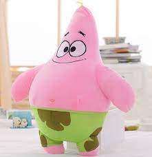 50cm Patrick Star Spongebob Squarepants Plush Stuffed Toy Cartoon Figure Toys Spongebob Patrick Star