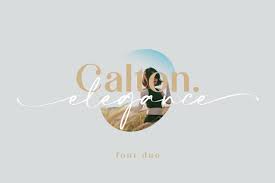 Wedding stationery, beautiful wedding invitations, reply cards, and even wedding websites are the here at naldzgraphics, we collected the elegant wedding fonts to help you select the best font to use. Calton Elegance Font Duo In Fonts On Yellow Images Creative Store