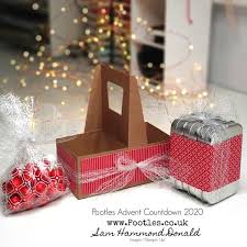 Pootles Advent Countdown 2020 Mini Coffee Carrier Gift Carrier In 2020 Gifts Countdown Handmade Box