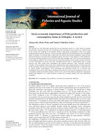 Crop yields are the harvested production per unit of harvested area for crop products. Pdf Socio Economic Importance Of Fish Production And Consumption Status In Ethiopia A Review