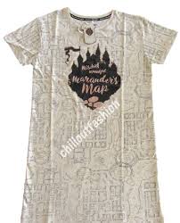Ebay Ad Ladies Nightshirt Harry Potter Marauders Map Women S Nightdress Nightie Primark Night Shirts For Women Night Shirt Night Dress For Women