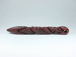 This Short Wand Self Defense Weapon Kubotan Or Yawara Short Palmar Stick Is Made Of Durable African Wood And Decorated With Carvings From My Father Schnitzen