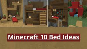 Minecraft haus bauen modern minecraft haus bauplan minecraft. 10 Bed Design In Minecraft 1 16 4 Deutsch Minecraft Ideen Youtube