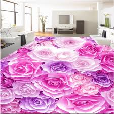 Romantic Rose Sea 3d Wallpaper Trivoshop Com 3d Wallpaper Custom Wallpaper Wallpaper