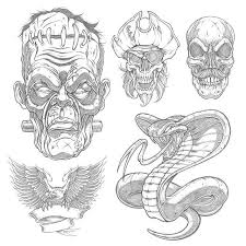 Black And White Line Drawing Hulk Tattoo Pin By Zane Limb On Skulls Hulk Art Frankenstein Art Art
