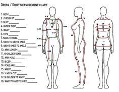 20 Best Body Measurement Chart Images Body Measurement