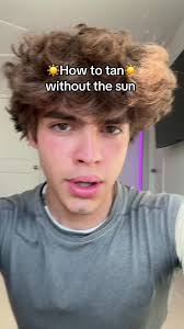 How to tan without the sun ☀️ #dillonlatham #tan #summer #늙음필터